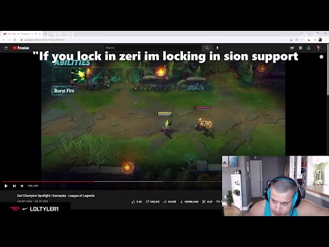 Tyler1 Reacts to Zeri Champion Spotlight