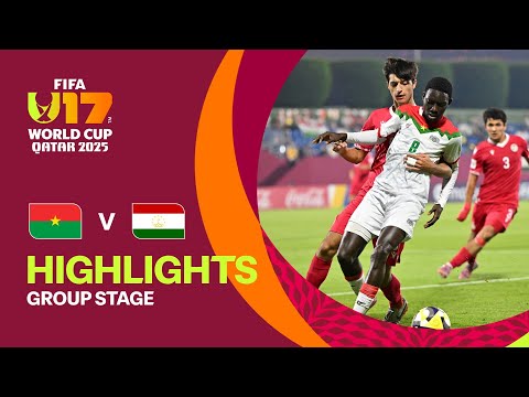 Burkina Faso vs Tajikistan Highlights | FIFA U-17 World Cup Qatar 2025