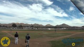 Aaron's 1 inning of pitching vs. Lake Elsinore HS - 2/22/14
