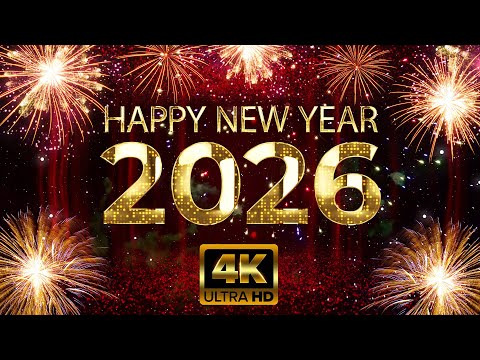 ✨ Happy New Year 2026 Golden Video HD | Premium 10-Second Wishes with Fireworks & Elegant Text