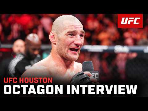 Sean Strickland Octagon Interview | UFC Houston