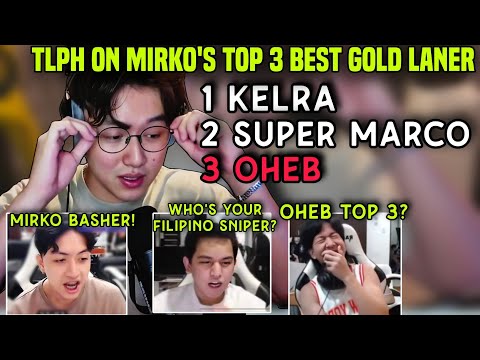 TLPH response to MIRKO's HOT TAKE about OHEB being his 3RD BEST GOLD LANER in MLBB...😱😱😱