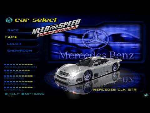 Need For Speed High Stakes - Hot Pursuit | Mercedes Benz CLK GTR (PS1)