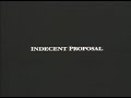 Indecent Proposal 1993 VHS Movie Trailer