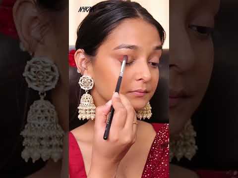 Simple & Easy Festive Makeup Look ft@HimadriPatel  | Ganesh Chaturthi Special Look | Nykaa #Shorts