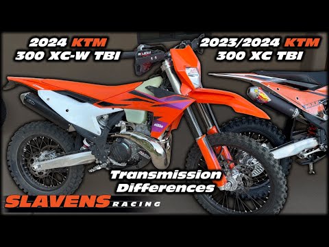 2024 KTM 300 XC-W vs 300 XC - Transmission Differences