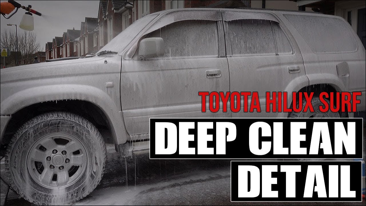 Detailing a Toyota hilux Surf | Unbelievable beading at the end