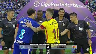 Emelec 1 - 3 Barcelona SC | GOLES | Liga Pro Ecuador