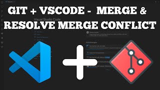 GIT Merge & Resolve Merge Conflict | How to merge & resolve merge conflict