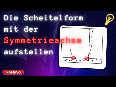 Parabel Scheitelform aufstellen – Symmetrieachse nutzen! 📌