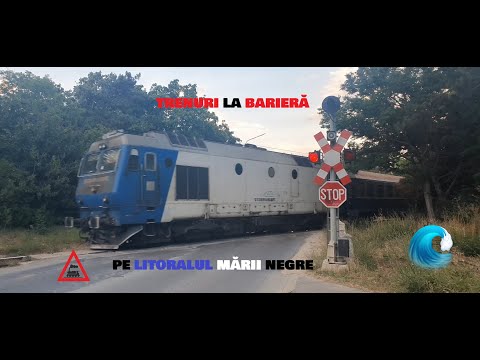 [4K] Trenuri la barieră între Constanța și Mangalia