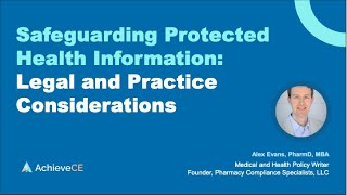 Safeguarding Protected Health Information – Live Webinar on 05/01/24