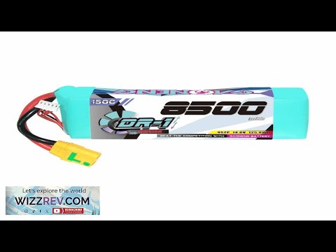 Gaoneng 14.8V 8500mAh 150C 4S LiPo Battery XT60/XT90S Plug for 1/8 RC Review