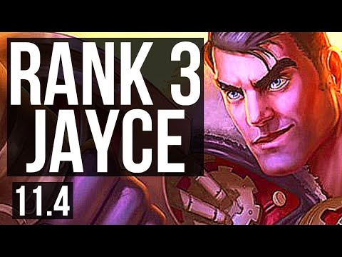 JAYCE vs URGOT (TOP) | Rank 3 Jayce, Dominating | NA Challenger | v11.4