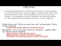 APES FRQ Tips and Tricks