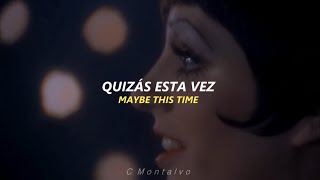 Liza Minnelli | Maybe This Time (From Cabaret) [Subtitulado Español/Lyrics]