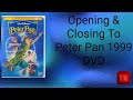 Opening Closing To Peter Pan 1999 DVD