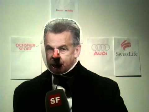 Ottmar Hitzfeld Interview Pause Schweiz -Wales (Fehem)