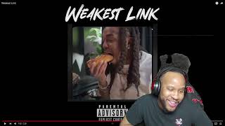 CHRIS SMASHED WHO | Chris Brown - Weakest Link (Quavo Diss) | REACTION!!!!!!!