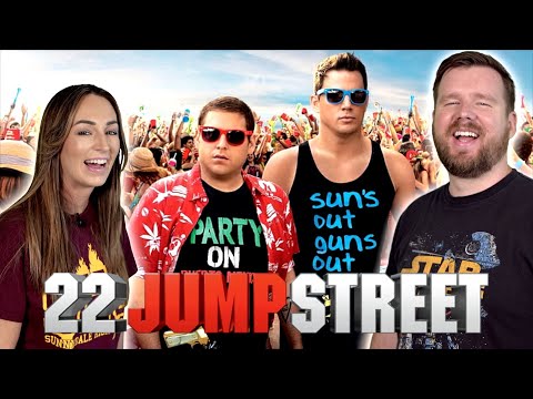 My wife watches 22 JUMP STREET for the FIRST time || Movie Reaction