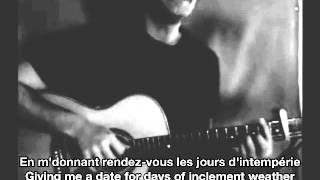 Francart sings George Brassens L'Orage The Storm French & English Subtitles