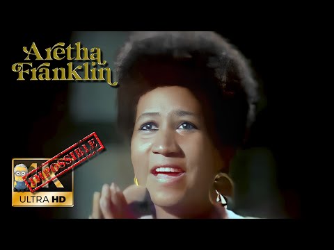 Aretha Franklin AI 4K Colorized❌Impossible restore❌ - Say A Little Prayer 1974