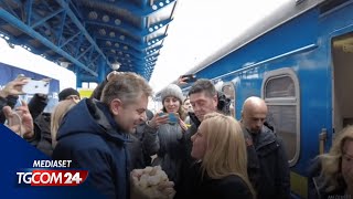 Giorgia Meloni a Kiev: &quot;Onorata, doveroso essere qui&quot;