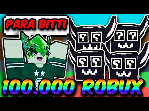 100.000 ROBUX DEĞERİNDE SECRET LUCKYBLOCK AÇTIM! - Roblox Steal A Brainrot