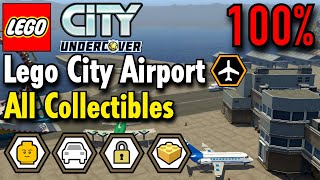 LEGO City Undercover - Lego City Airport 100% Guide (All Collectibles) Free Roam Gameplay