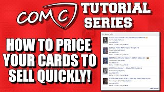 HOW TO PRICE YOUR CARDS TO SELL QUICKLY | Check Out My Cards (COMC) Tutorial Series #2