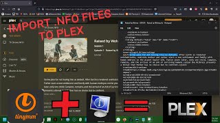 Import .nfo files and local artwork into Plex