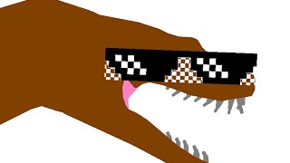 T rex Vs 3 Utahraptors