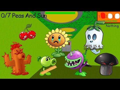 Peashooter's Basics In Plants And Zombies  - Baldi's Basics V1.4.1Mod
