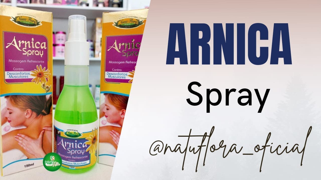Gel arnica spray. anti inflamatório para as dores musculares e artrite.