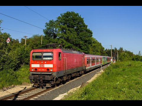 Die letzten ihrer Art: 143 mit x-Wagen auf der S2 in Nürnberg