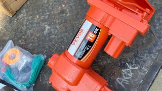 Vevor 16 GPM Transfer Pump Set Up 