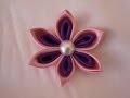 Kanzashi flower tutorial, How to,DIY ribbon flowers ...