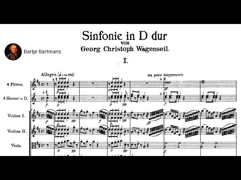 Christoph Wagenseil - Symphony in D major, WV 374 (c. 1750) {Video #2400}