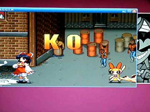 TK's Random Mugen Battle #24 - Blossom & Reimu VS Sailor Saturn & Devil Hunter Yohko