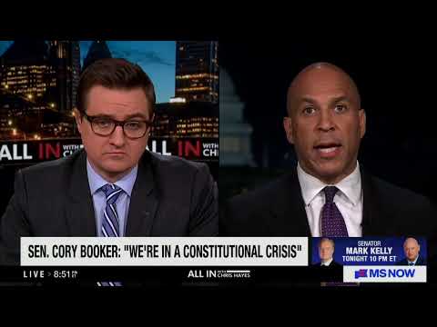 It is a Constitutional Crisis | Cory Booker on Chris Hayes