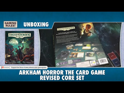 Arkham Horror Revised Core Set - Unboxing