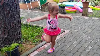 Cute Baby Toddler loves dancing Like Ballerina