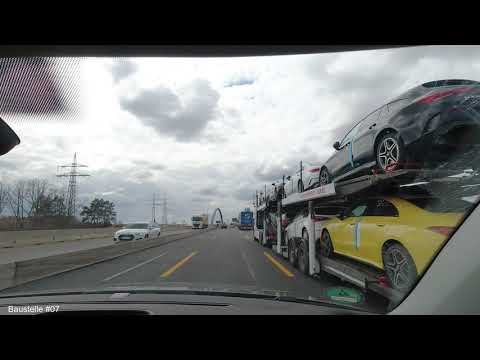 Höhenkirchen-Siegertsbrunn nach Helmstadt | Autobahn München Würzburg | DJI Osmo Action | Hyperlapse