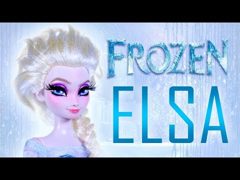 Elsa Doll Repaint  [ FROZEN OOAK ]