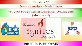 Download Lagu T 56 Network Analysis,VTU CBCS Scheme Dec 2017 Jan 2018,Module 3 Thumbnail