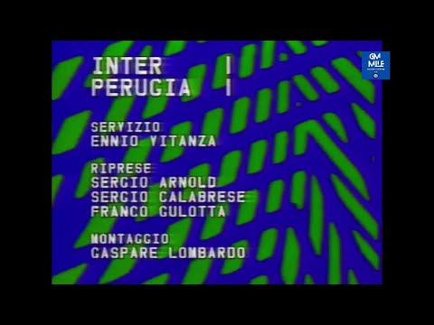 1978-79 (2^ - 08-10-1978) INTER-Perugia 1-1 [Pasinato,Cacciatori] Servizio DomenicaSprint Rai