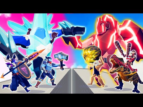 EPIC WAR - VIKING TEAM vs TRIBAL TEAM | TABS - Totally Accurate Battle Simulator