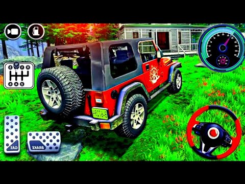 Mountain Climb Stunt: Offroad Black Jeep Driving Simulator Impossible Stunts - Android GamePlay 3D