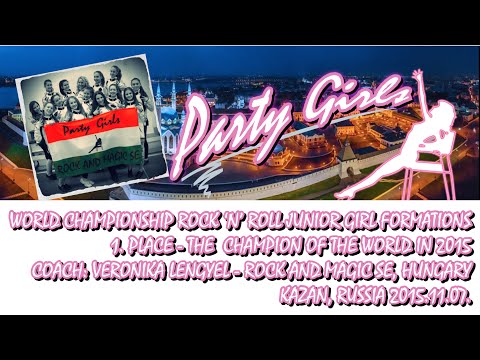 ROCK AND MAGIC SE, Hungary - Party Girls junior girl formation - World Championship 2015