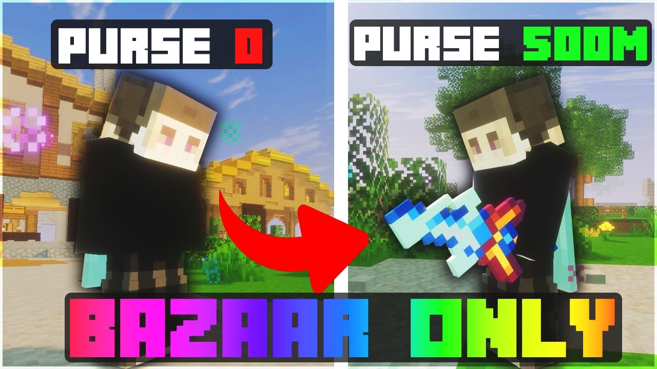 I bazaar flipped From Nothing to a Hyperion in 7 Days | Hypixel Skyblock